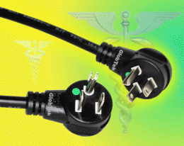 Medical Grade Power Cordset Right Angle Medical Grade Power Cordset Right Angle