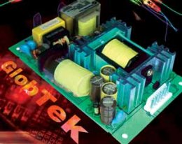 Switching Power Supplies Open-Frame 3x5 Single-Output w/PFC Module Series 65 Watt from GlobTek Switching Power Supplies Open-Frame 3x5 Single-Output w/PFC Module Series 65 Watt from GlobTek